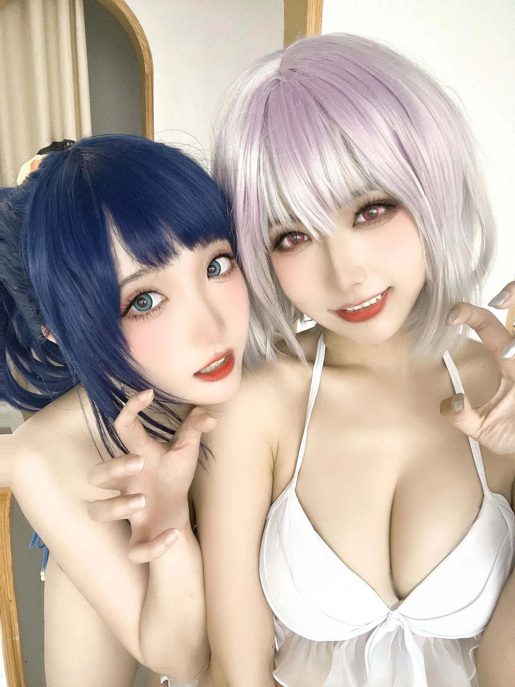 Momoko葵葵 – NO.35 瓜希酱 SSSS.GRIDMAN 宝多六花新条茜 泳装-古利特自拍 [30P]插图7